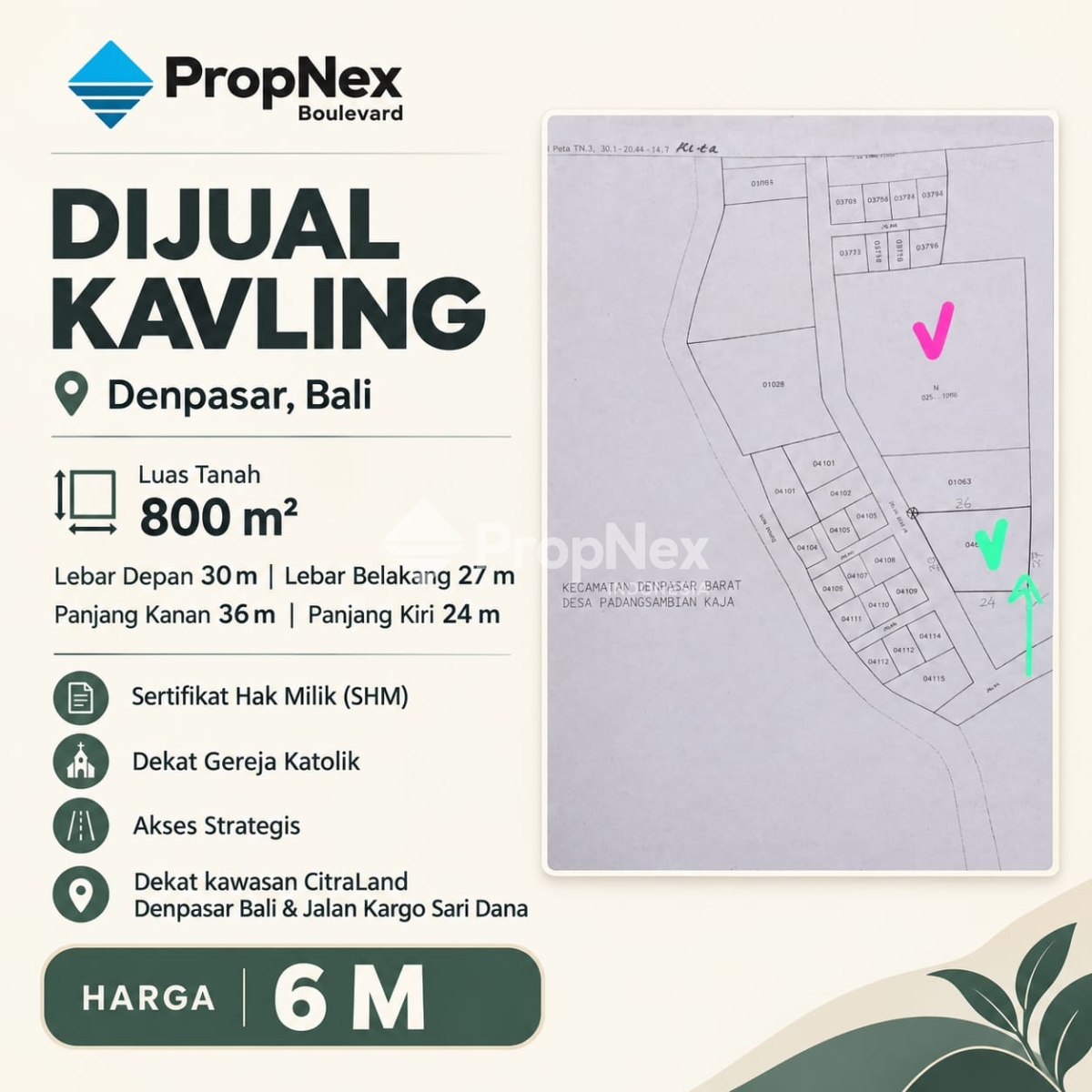 Kavling Lokasi Denpasar Bali